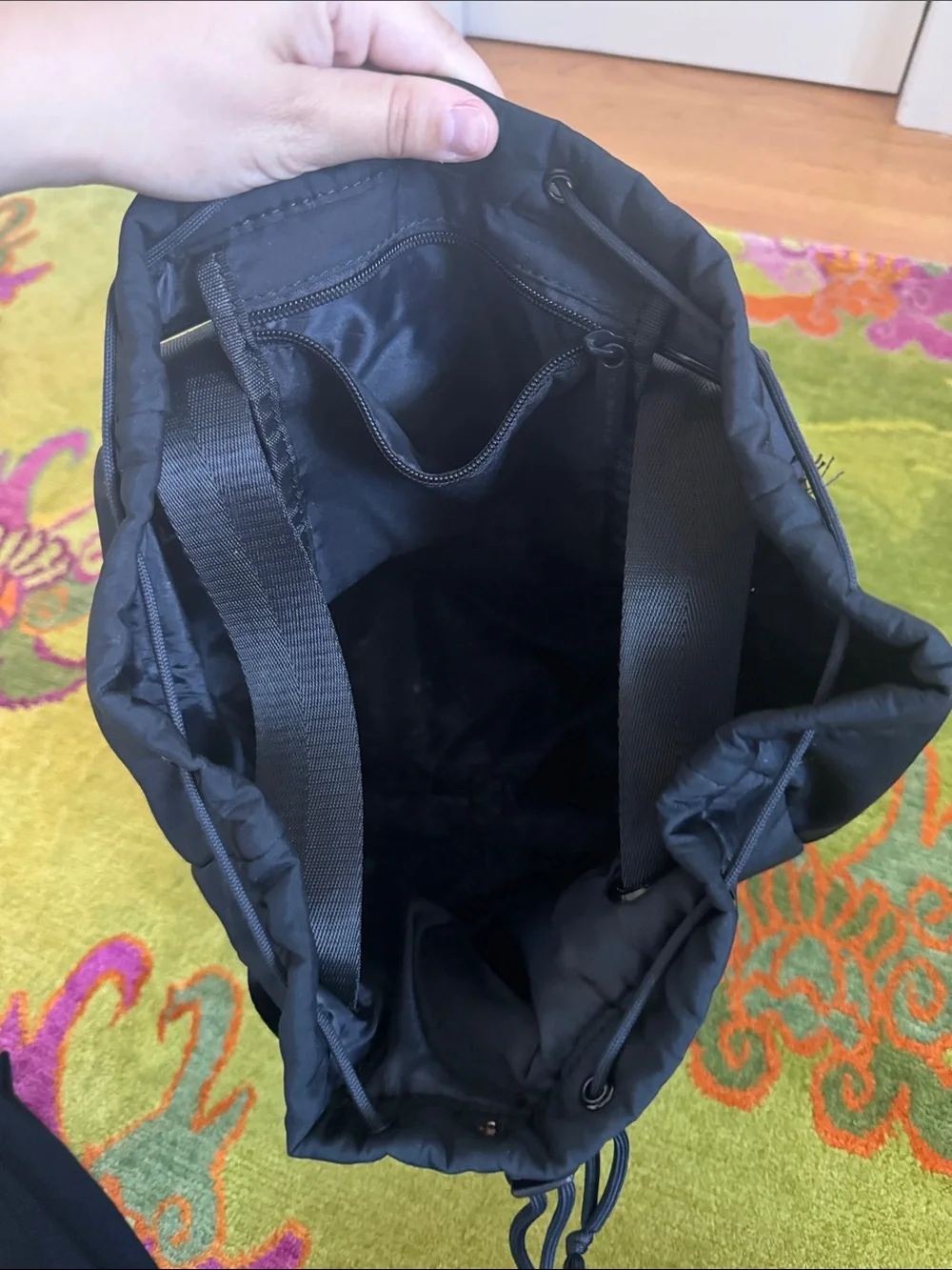 BEYONG YOGA BLACK Tote/Backpack Convertible